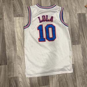 Space Jam Tune Squad Lola Bunny #10 Stitched Basketball Jersey White Size Small